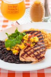 Grilled Salmon with Tropical Fruit Salsa